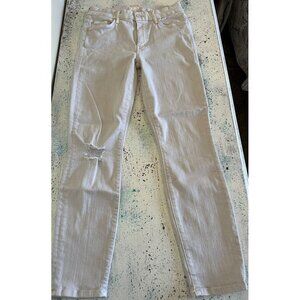 Mother Jeans Womens 26 White High Waisted Looker Stretch Twill Pants Stretch
